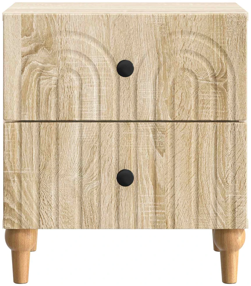 Šalia lovos spintelė 2 vnt. Sonoma ąžuolas 43 x 34,5 x 48 cm