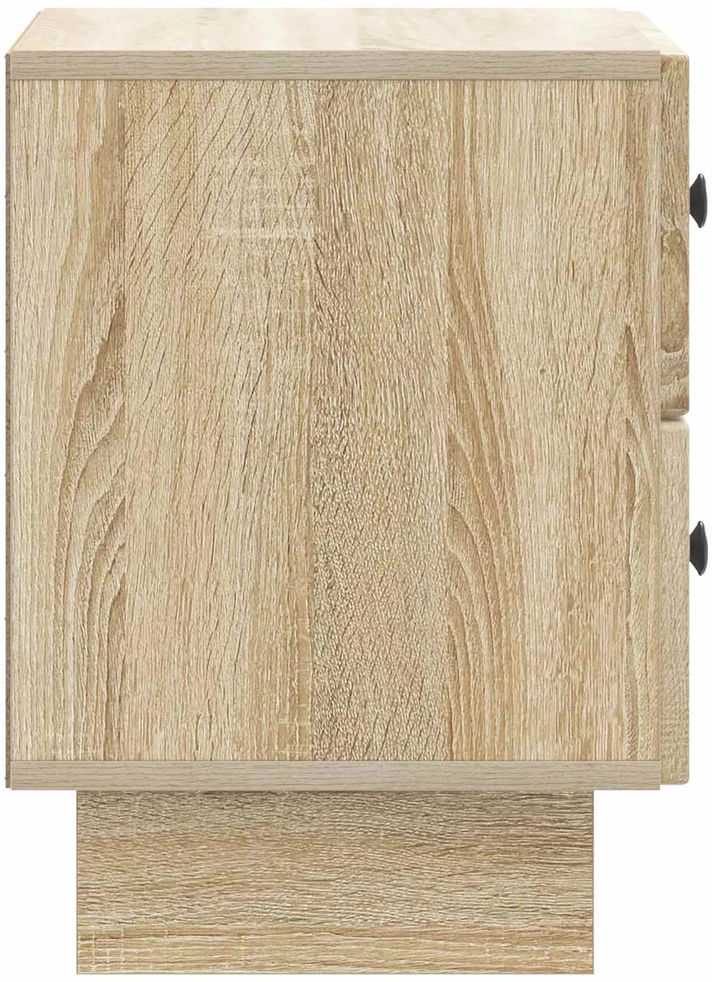 Šalia lovos spintelė 2 vnt. Sonoma ąžuolas 43 x 34,5 x 47,5 cm