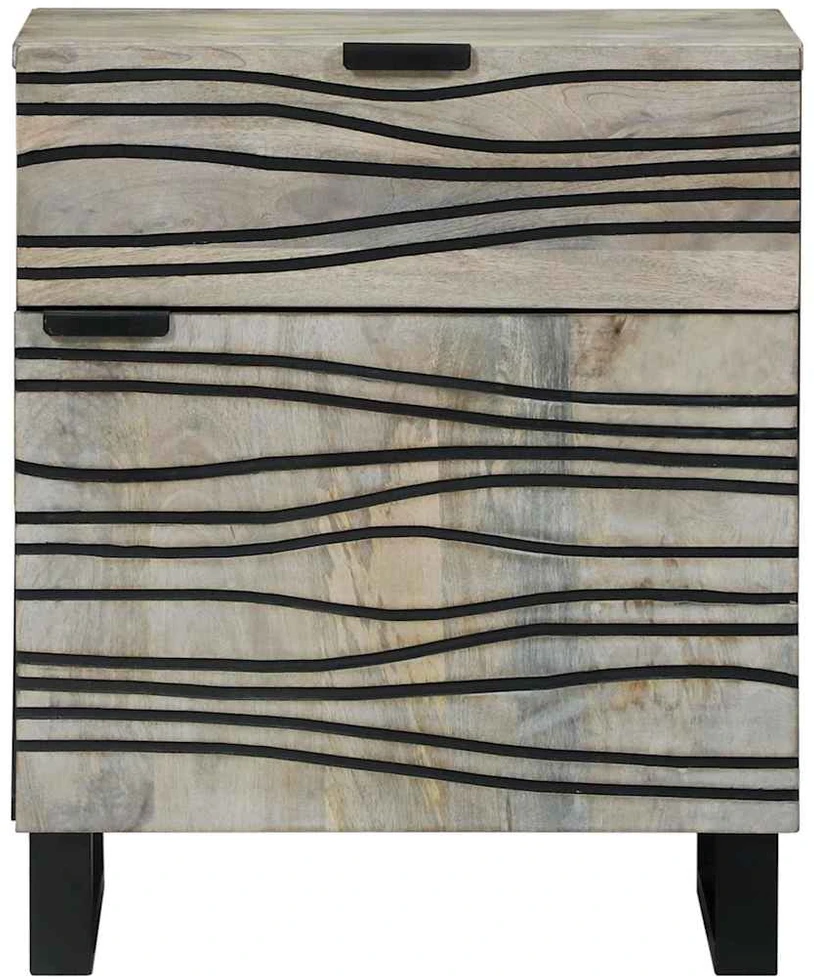 Šalia lovos spintelė Balta 50 x 33 x 60 cm Apdirbta mediena