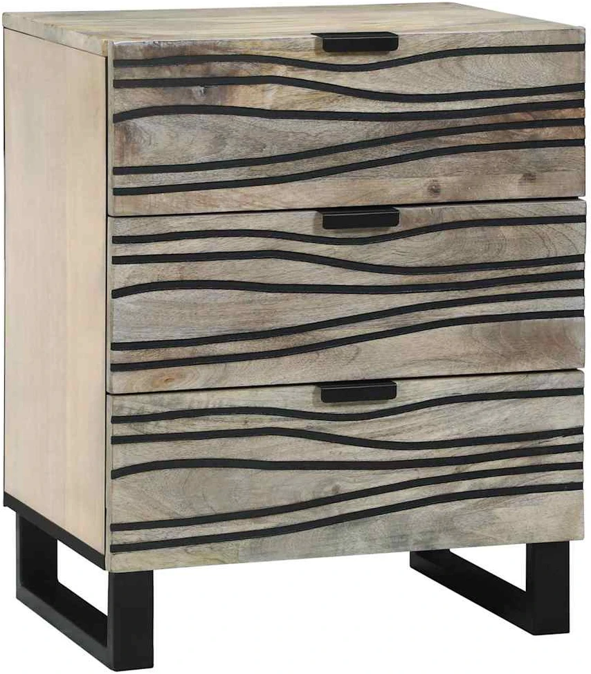 Šalia lovos spintelė Balta 50 x 33 x 62 cm Apdirbta mediena