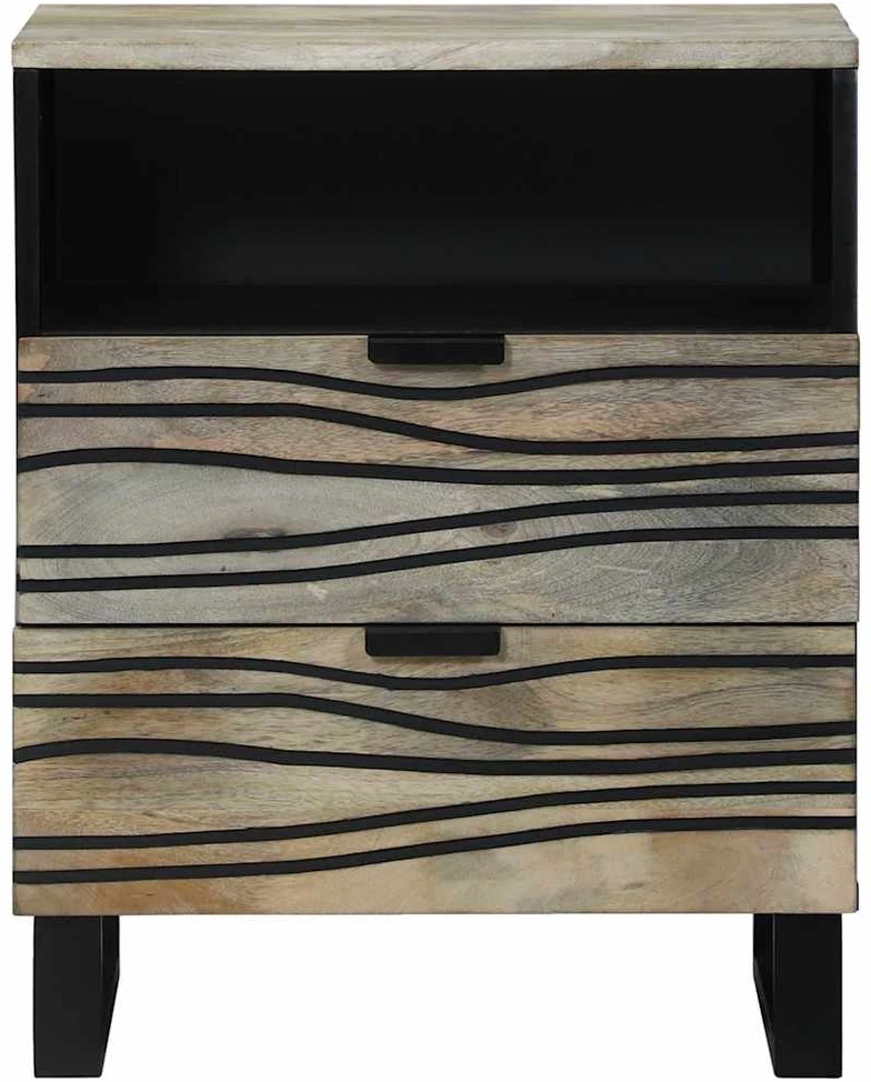 Šalia lovos spintelė Balta 50 x 33 x 62 cm Apdirbta mediena