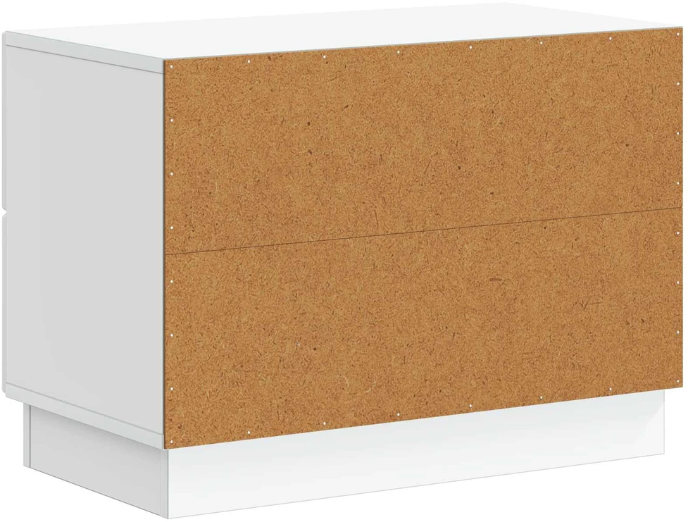 Šalia lovos spintelė Balta 62 x 34,5 x 44,5 cm Apdirbta mediena