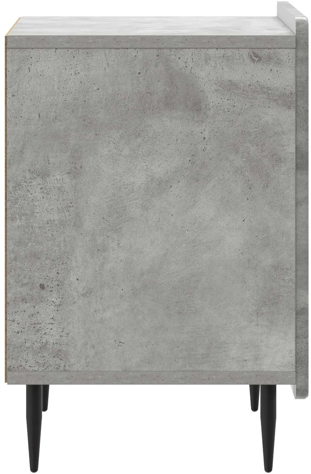 Šalia lovos spintelė Betono pilka 43 x 34,5 x 52 cm