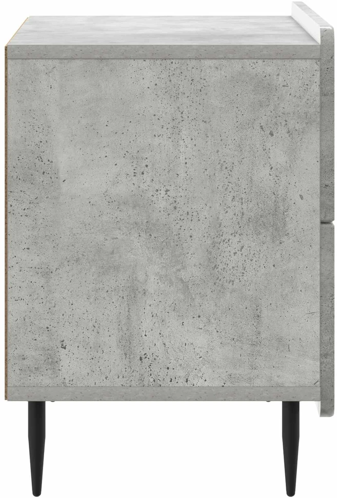 Šalia lovos spintelė Betono pilka 62 x 34,5 x 49,5 cm