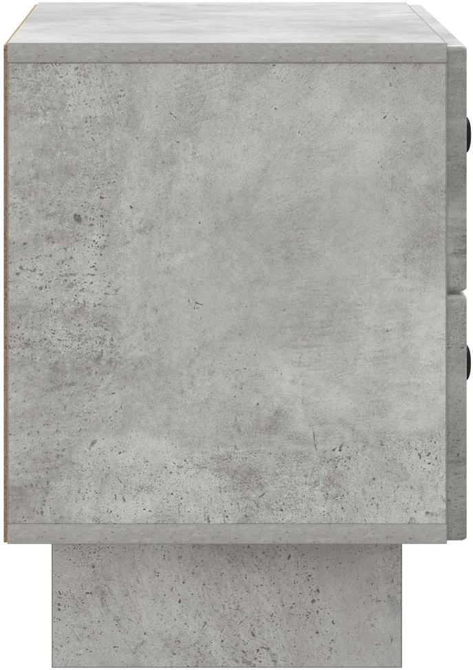 Šalia lovos spintelė Betono pilka 62 x 34,5 x 47,5 cm