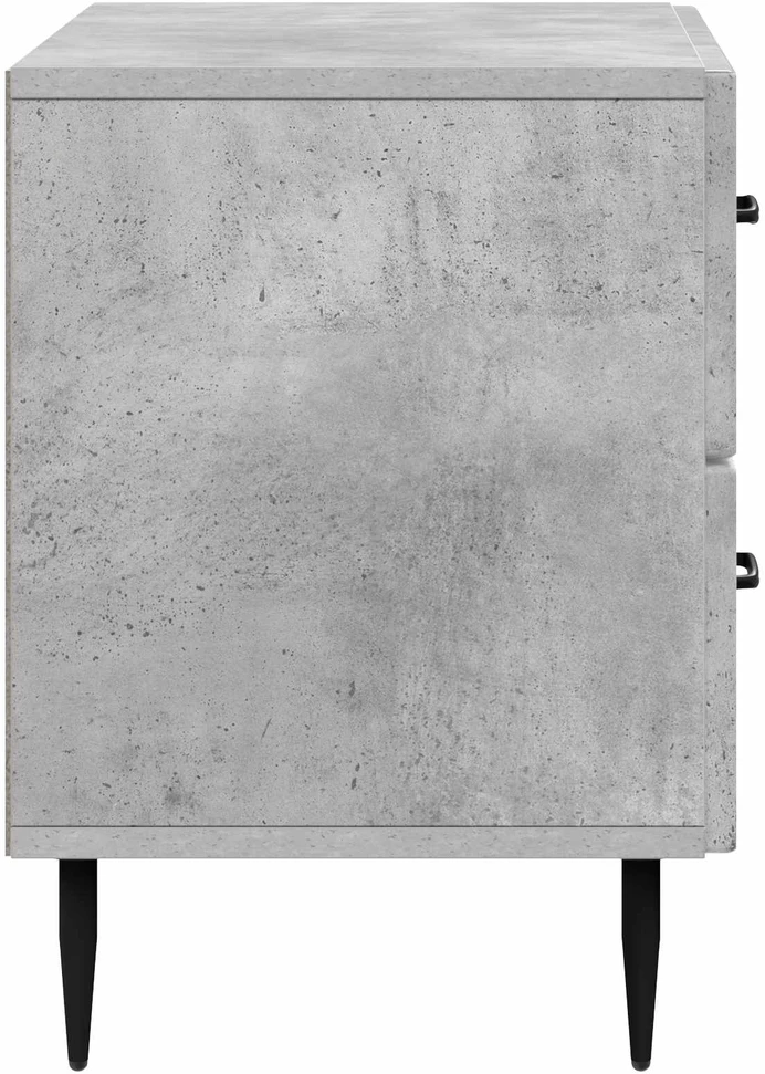 Šalia lovos spintelė Betono pilka 62 x 34,5 x 47,5 cm