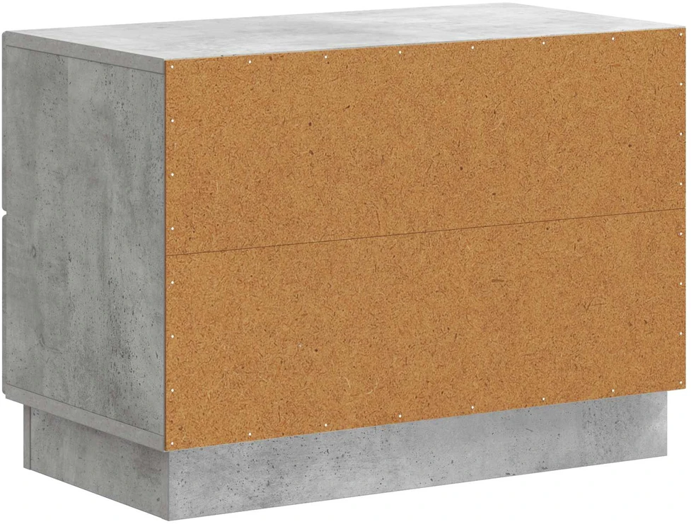 Šalia lovos spintelė Betono pilka 62 x 34,5 x 44,5 cm