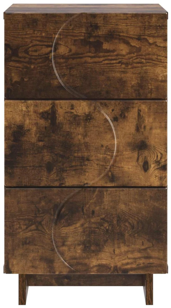 Šalia lovos spintelė Dūminio ąžuolo 33,5 x 34,5 x 60 cm