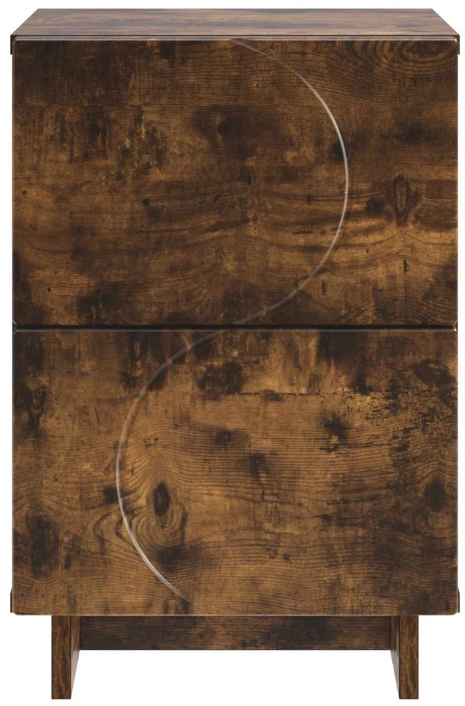 Šalia lovos spintelė Dūminio ąžuolo 33,5 x 34,5 x 50 cm
