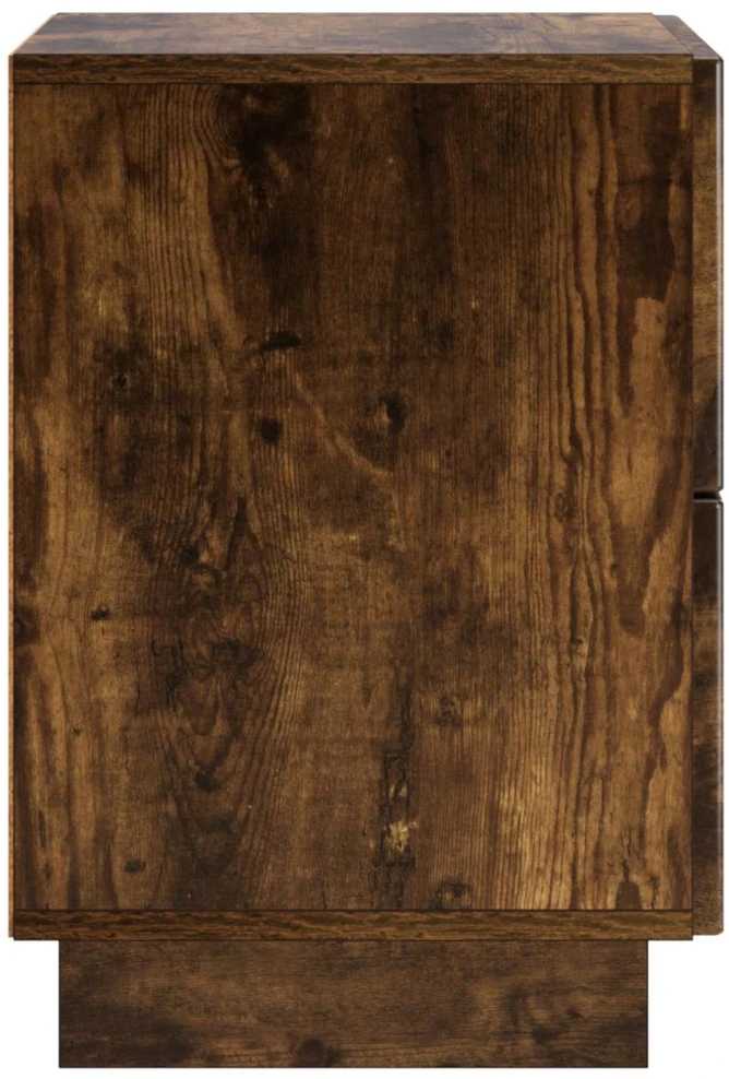 Šalia lovos spintelė Dūminio ąžuolo 33,5 x 34,5 x 50 cm