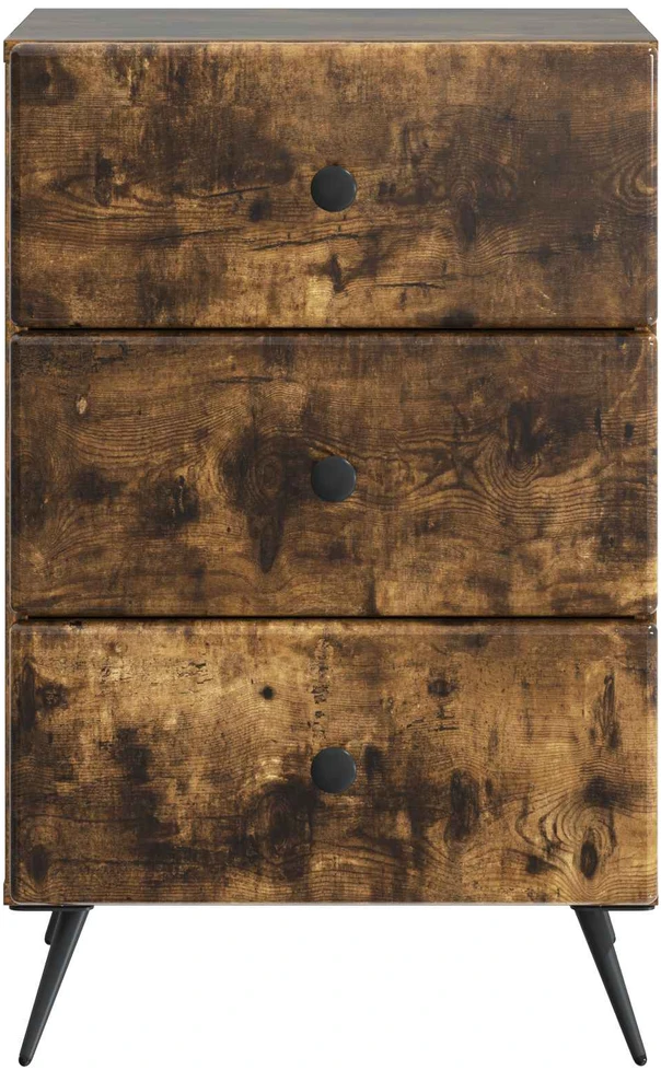 Šalia lovos spintelė Dūminio ąžuolo 43 x 41 x 66,5 cm