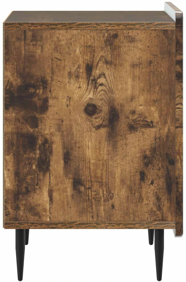 Šalia lovos spintelė Dūminio ąžuolo 43 x 34,5 x 52 cm