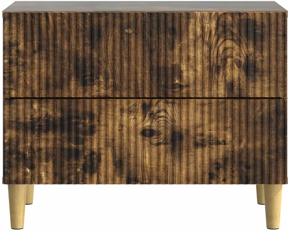 Šalia lovos spintelė Dūminio ąžuolo 62 x 34,5 x 48 cm