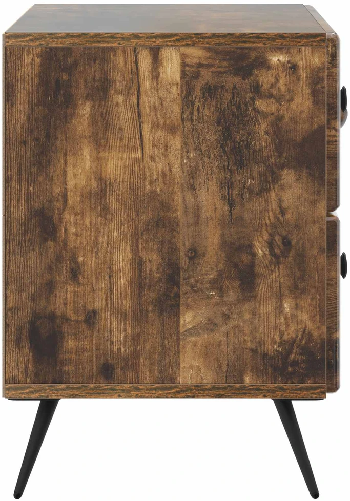Šalia lovos spintelė Dūminio ąžuolo 62 x 34,5 x 47,5 cm