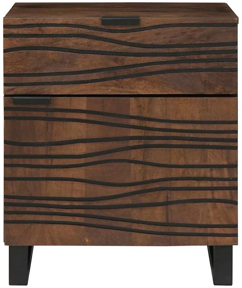 Šalia lovos spintelė graikinis riešutmedis 50 x 33 x 60 cm