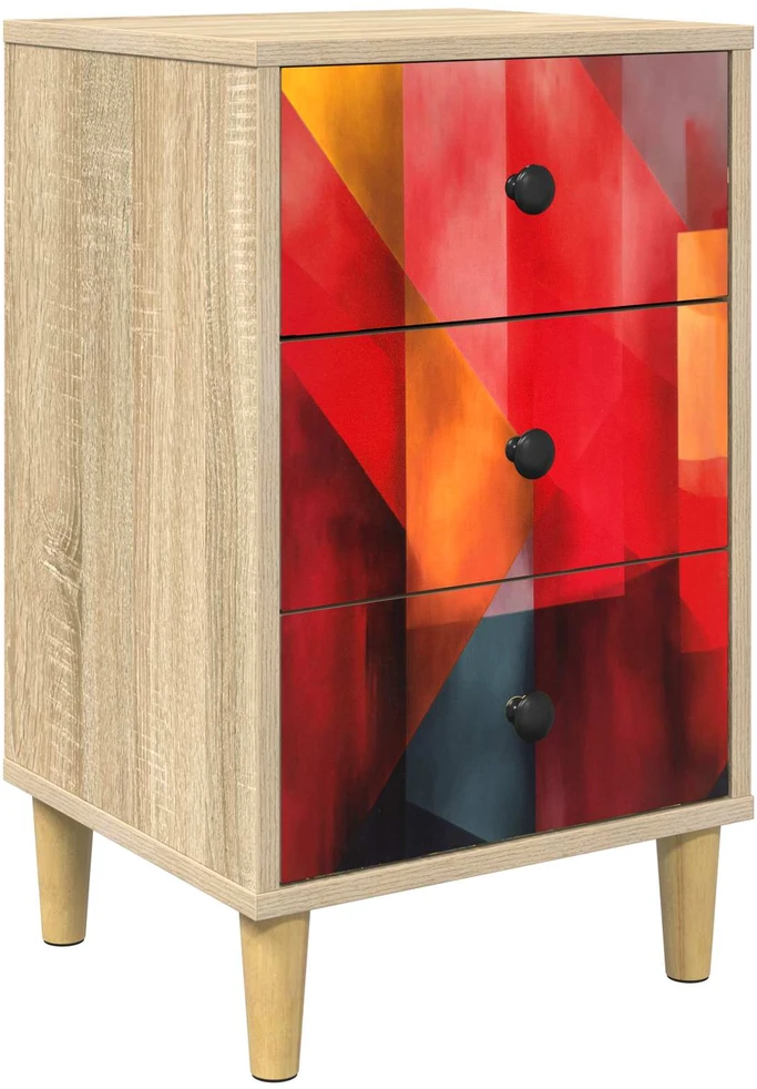 Šalia lovos spintelė HEESCH Sonoma ąžuolas 36 x 33 x 60 cm