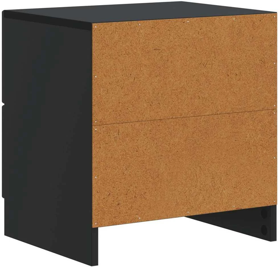 Šalia lovos spintelė Juoda 43 x 34,5 x 44,5 cm Apdirbta mediena