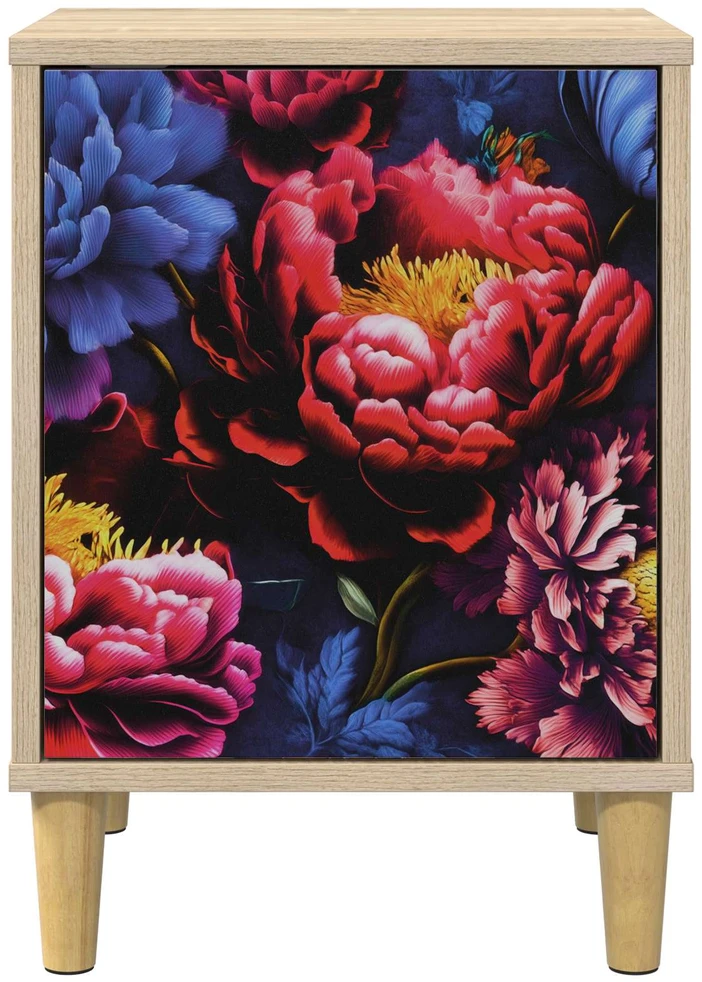 Šalia lovos spintelė KIEL 2 vnt. Sonoma ąžuolas 36 x 33 x 50 cm