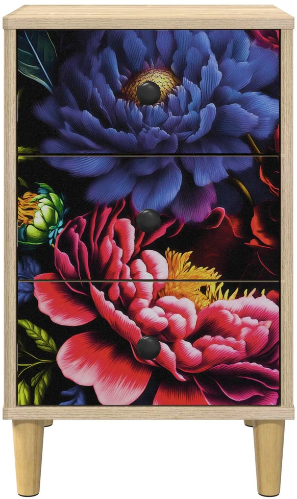 Šalia lovos spintelė KIEL 2 vnt. Sonoma ąžuolas 36 x 33 x 60 cm