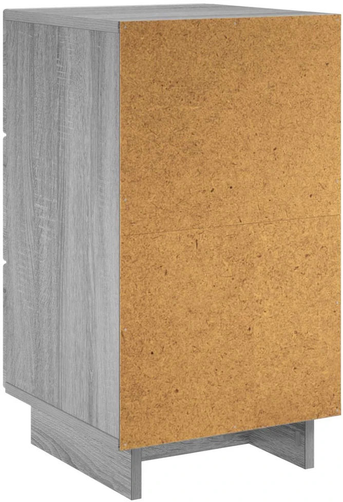 Šalia lovos spintelė Pilka Sonoma 33,5 x 34,5 x 60 cm