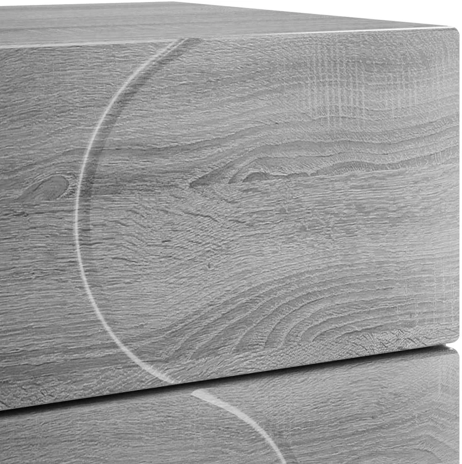 Šalia lovos spintelė Pilka Sonoma 33,5 x 34,5 x 60 cm