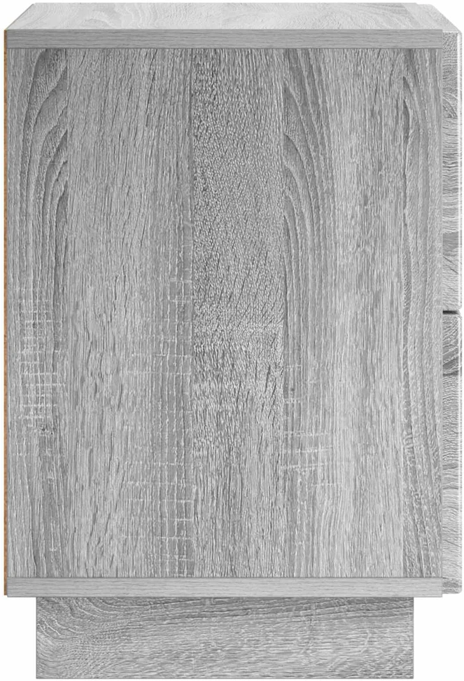 Šalia lovos spintelė Pilka Sonoma 33,5 x 34,5 x 50 cm