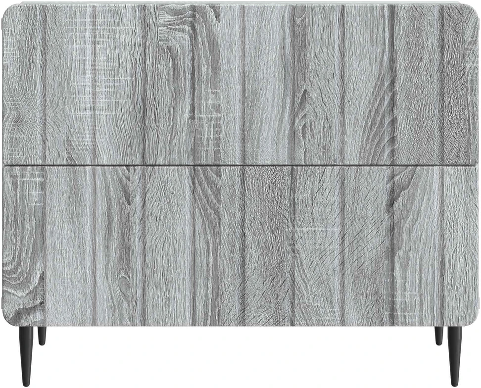 Šalia lovos spintelė Pilka sonoma ąžuolo 62 x 34,5 x 49,5 cm