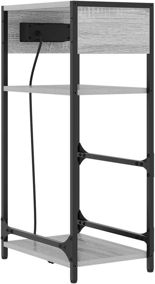 Šalia lovos spintelė Pilkas Sonoma 40 x 27 x 76 cm