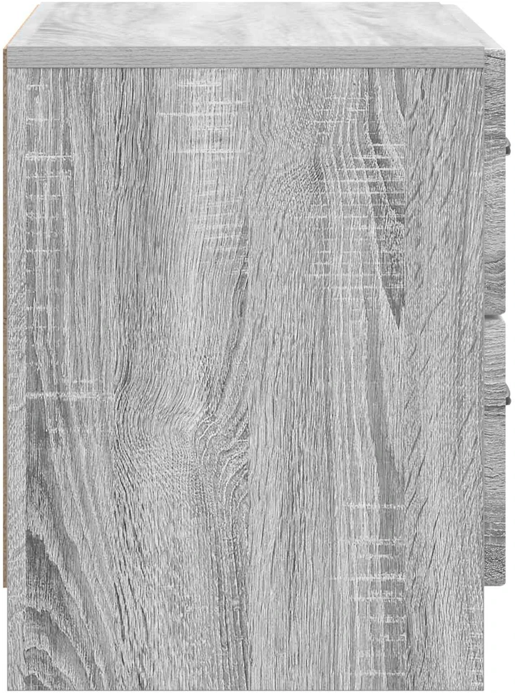 Šalia lovos spintelė Pilka sonoma ąžuolo 62 x 34,5 x 44,5 cm