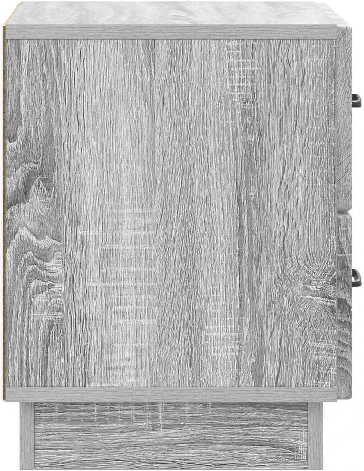 Šalia lovos spintelė Pilka sonoma ąžuolo 43 x 34,5 x 44,5 cm