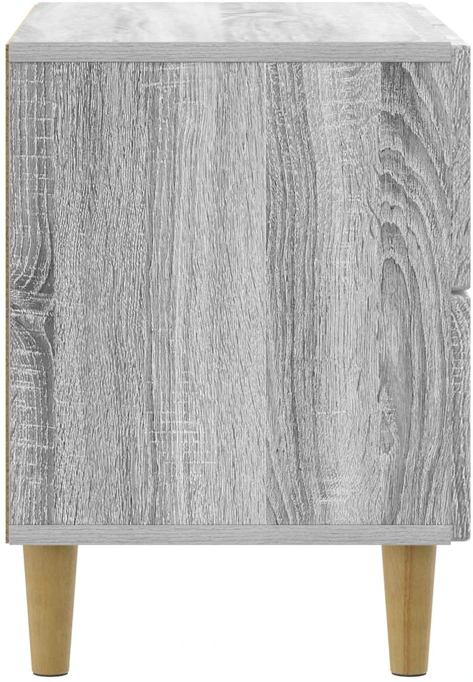Šalia lovos spintelė Pilka sonoma ąžuolo 62 x 34,5 x 48 cm