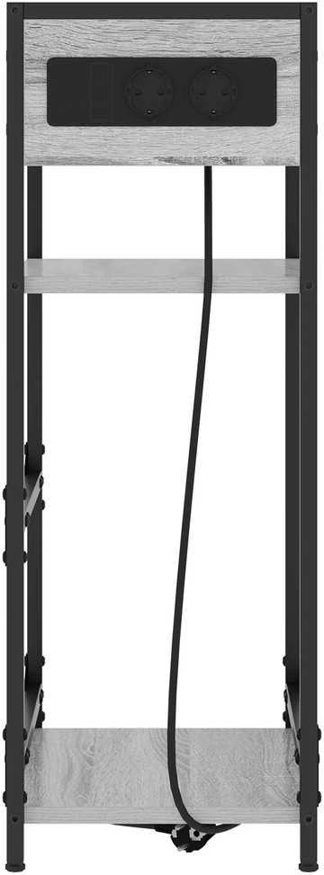 Šalia lovos spintelė Pilkas Sonoma 40 x 27 x 76 cm