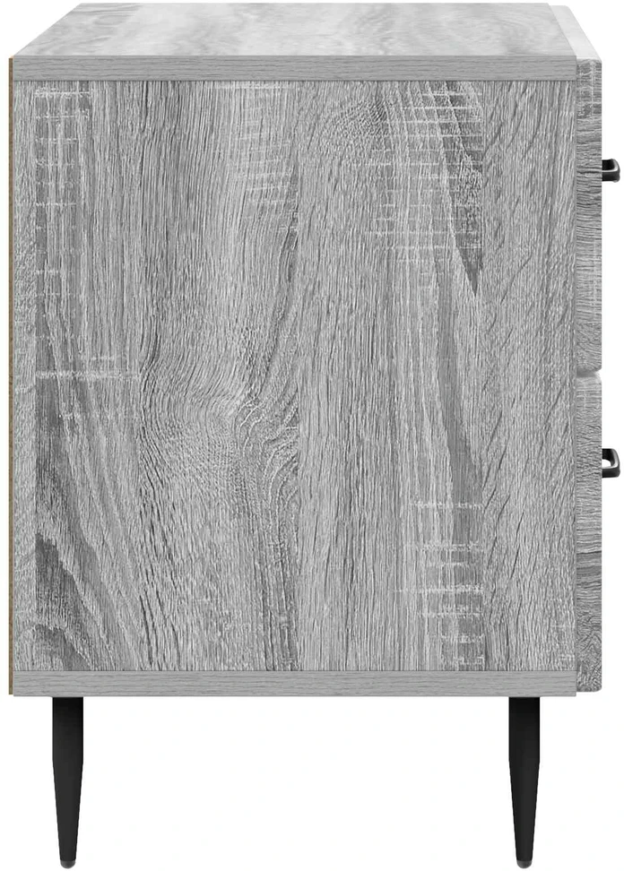 Šalia lovos spintelė Pilka sonoma ąžuolo 62 x 34,5 x 47,5 cm