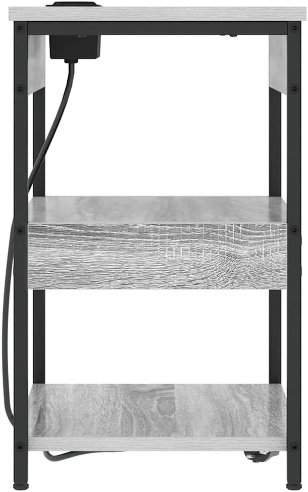 Šalia lovos spintelė Pilkas Sonoma 41 x 31 x 51 cm