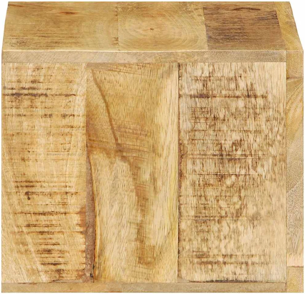 Šalia lovos spintelė Ruda 40 x 30 x 25 cm Kietas mango medis