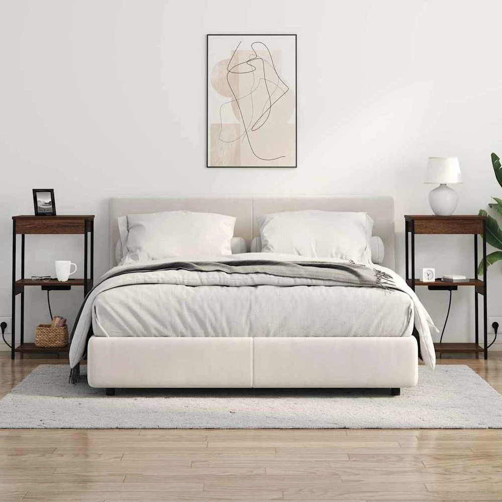 Šalia lovos spintelė Rudas ąžuolas 41 x 31 x 76 cm