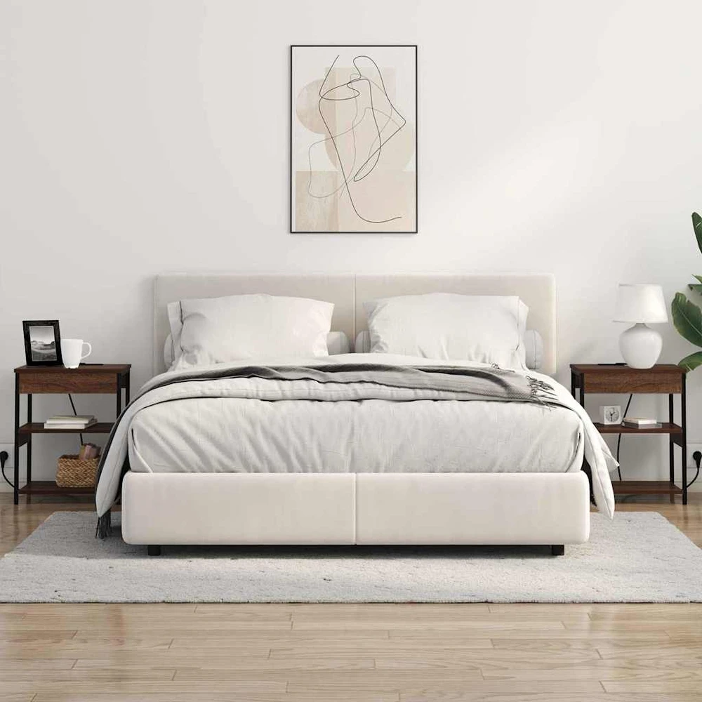 Šalia lovos spintelė Rudas ąžuolas 41 x 31 x 51 cm