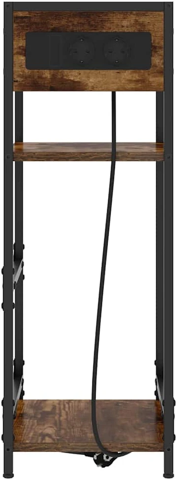 Šalia lovos spintelė Rūkyta ąžuolas 40 x 27 x 76 cm