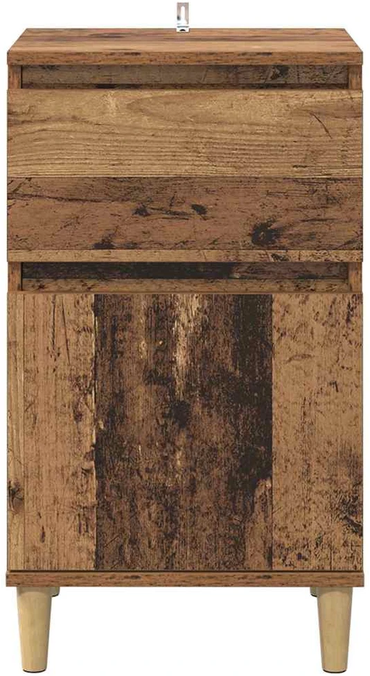 Šalia lovos spintelė Senas medis 40 x 35 x 70 cm