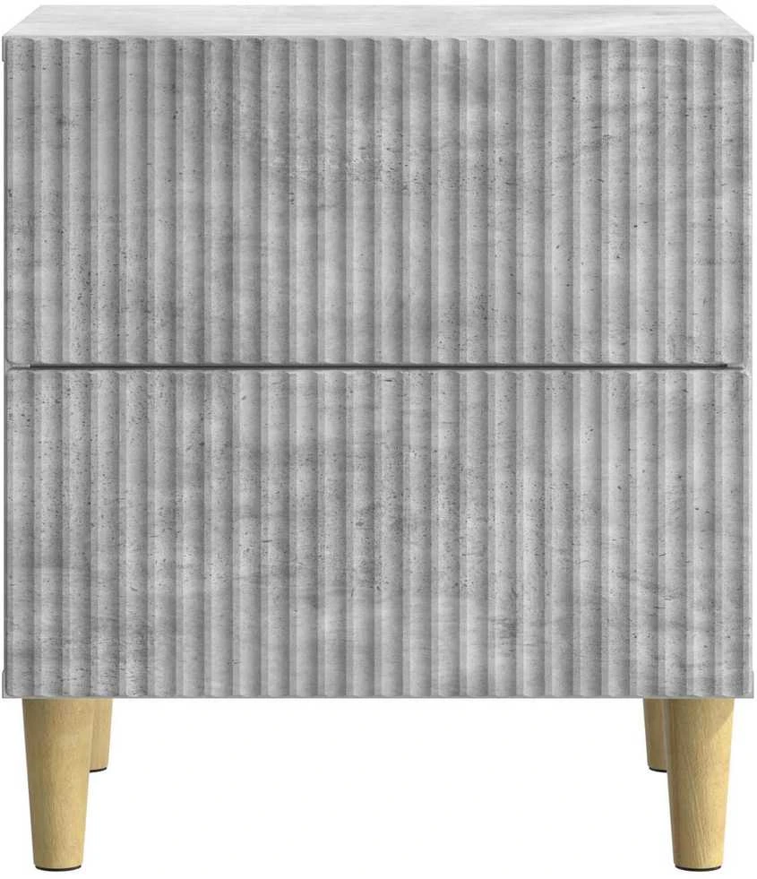 Šalia lovos spintelė Betono pilka 43 x 34,5 x 48 cm