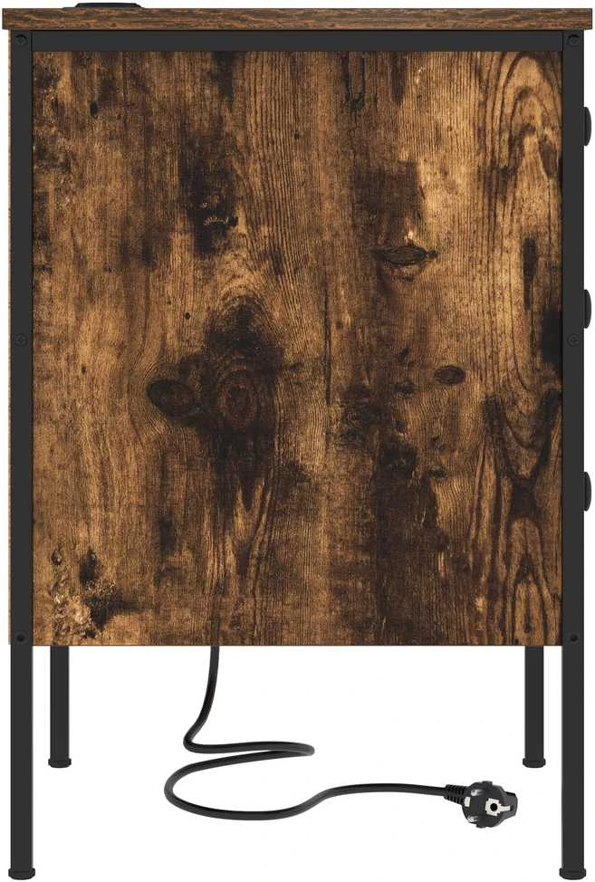 Šalia lovos spintelė Rūkyta ąžuolas 42 x 41 x 61 cm