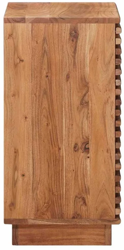 Rankų darbo naktinė spintelė Teak medžio rudas 40 x 30 x 60 cm