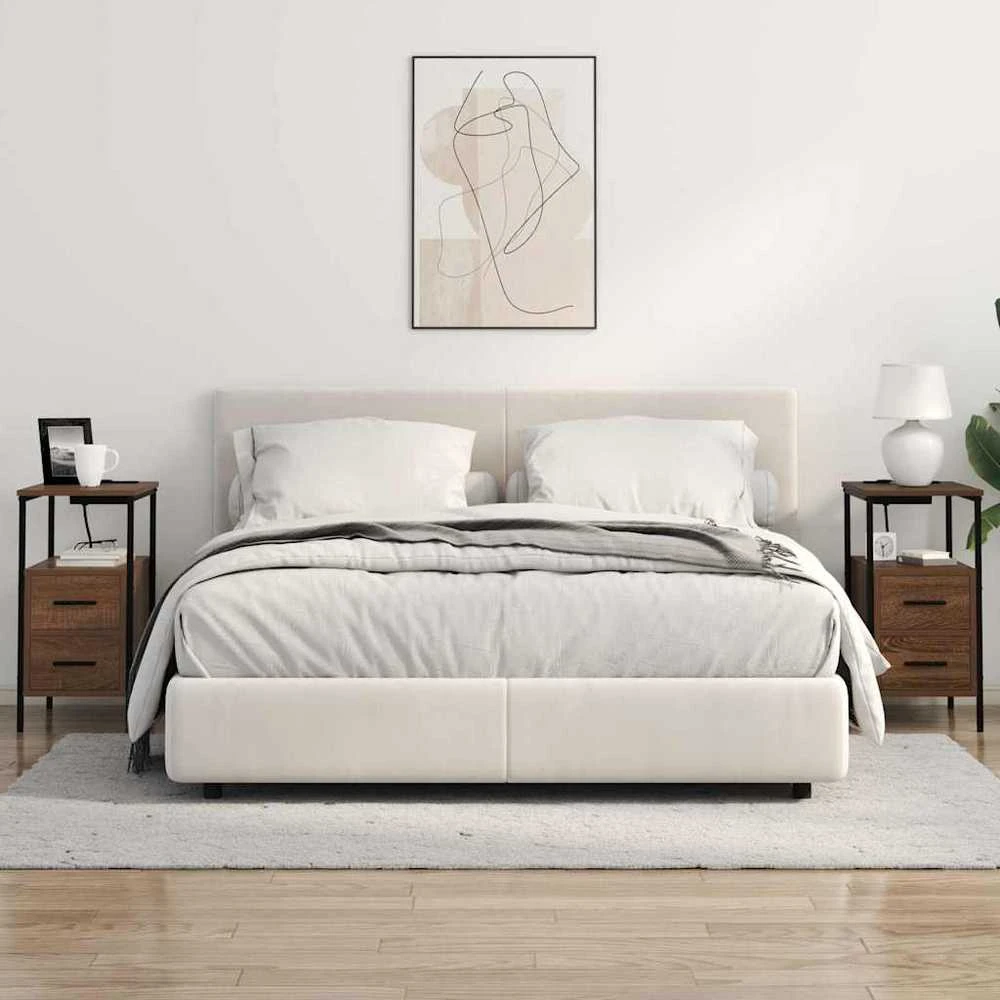Šalia lovos spintelė Rudas ąžuolas 30 x 48 x 61 cm