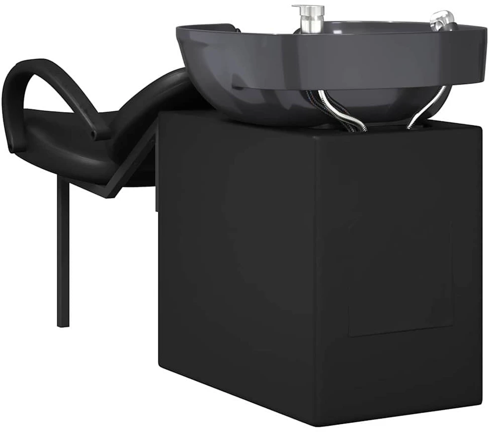 Šampūno kėdė Juoda 136 x 60 x 92 cm PVC