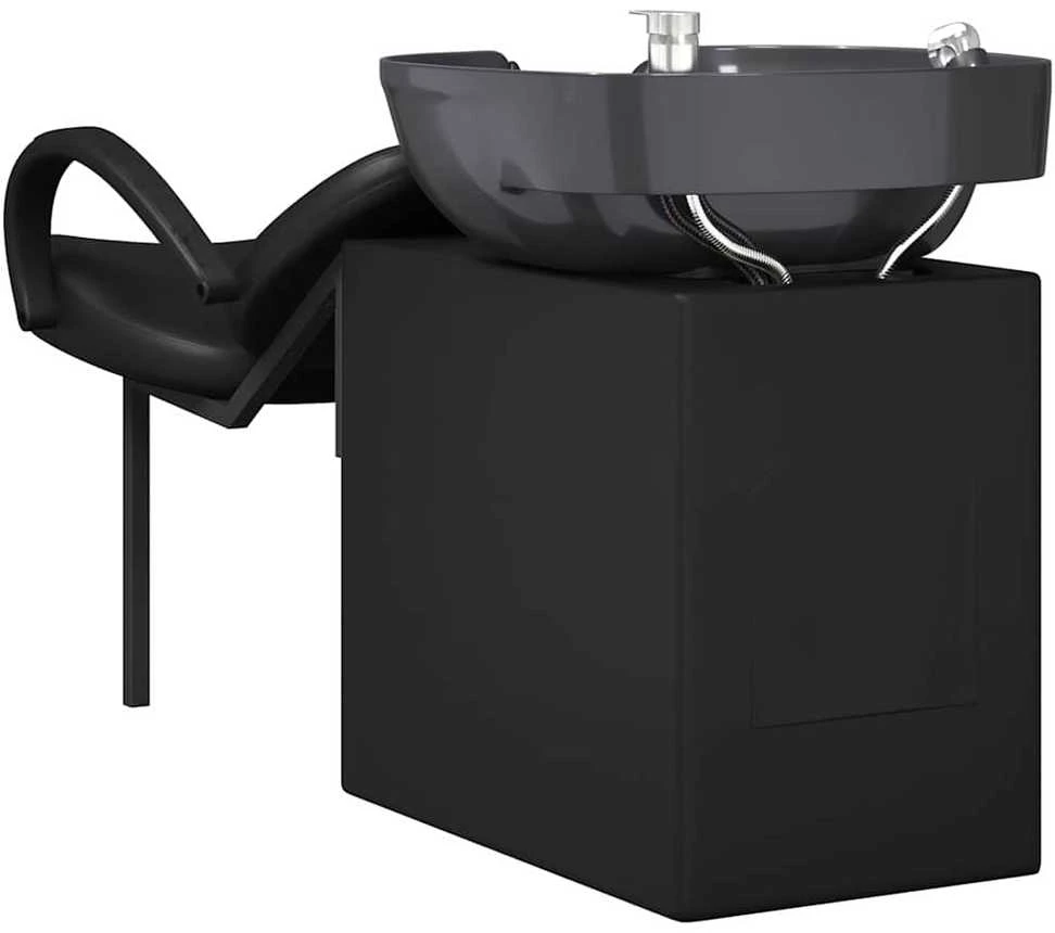Šampūno kėdė Juoda 136 x 60 x 92 cm PVC