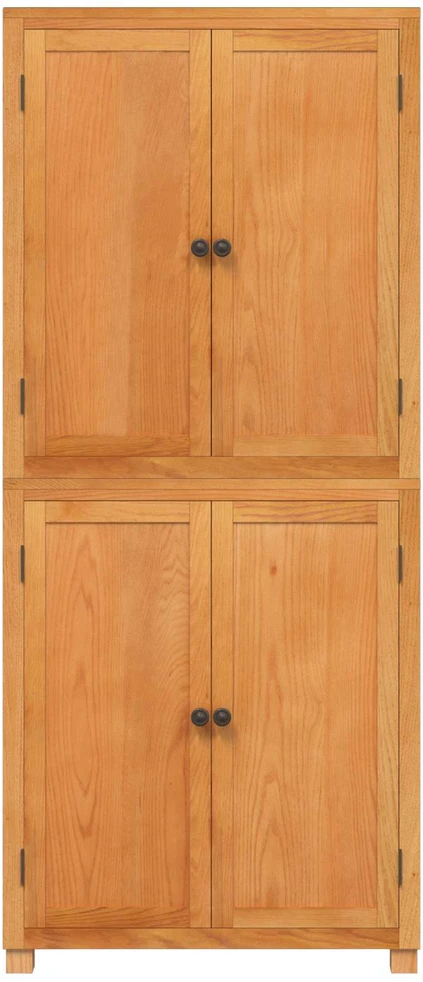 Sandėliavimo baldų komplektas 2 vnt. Natūrali 80 x 35 x 185 cm