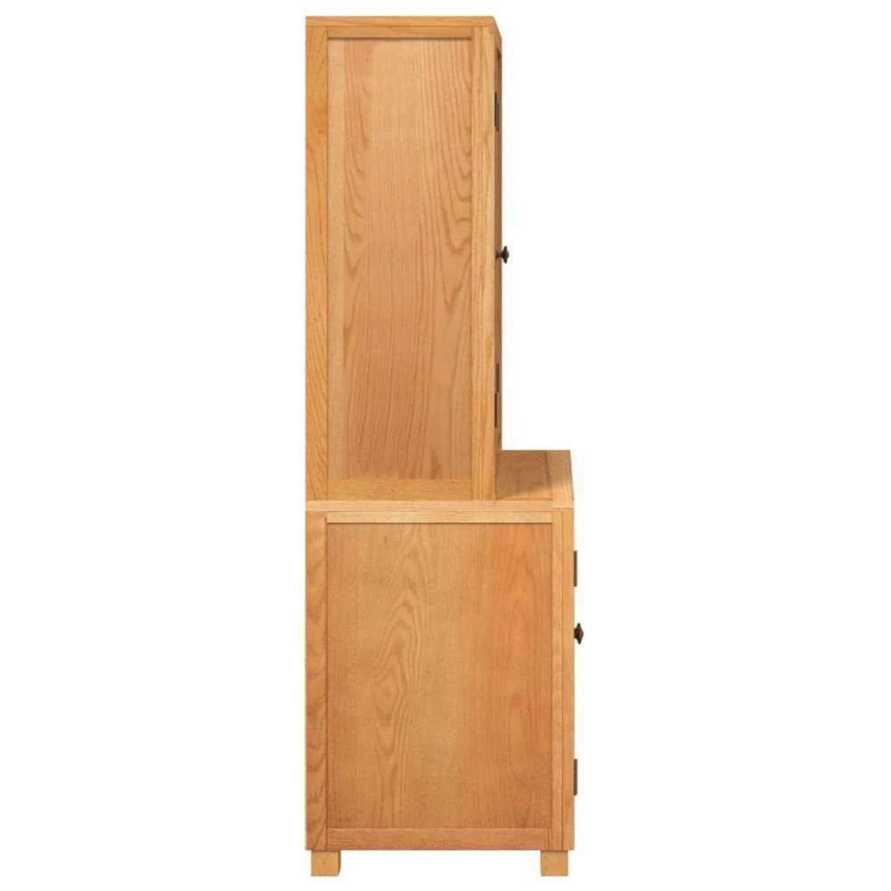 Sandėliavimo baldų komplektas 2 vnt. Ruda 80 x 50 x 160 cm