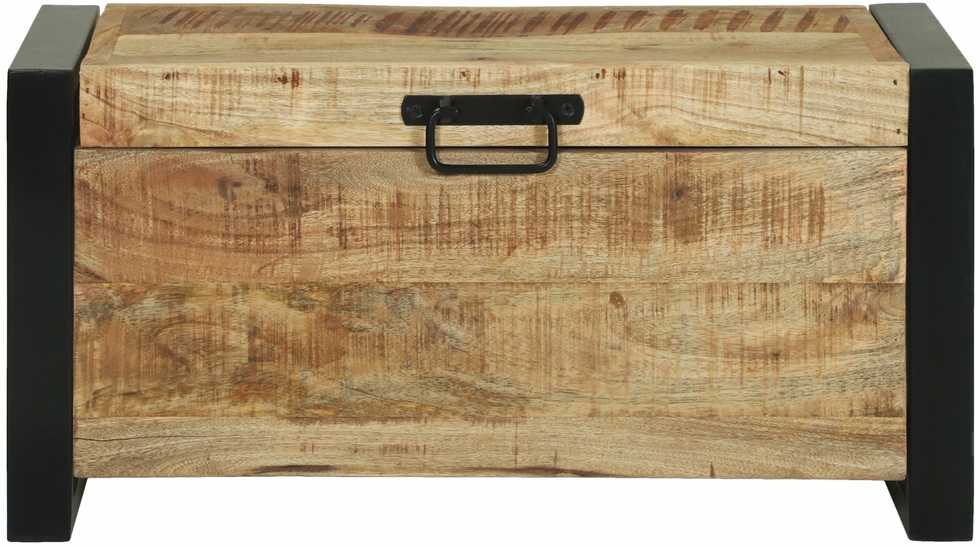 Saugojimo dėžės Ruda 60 x 30 x 30 cm Mango medienos masyvas