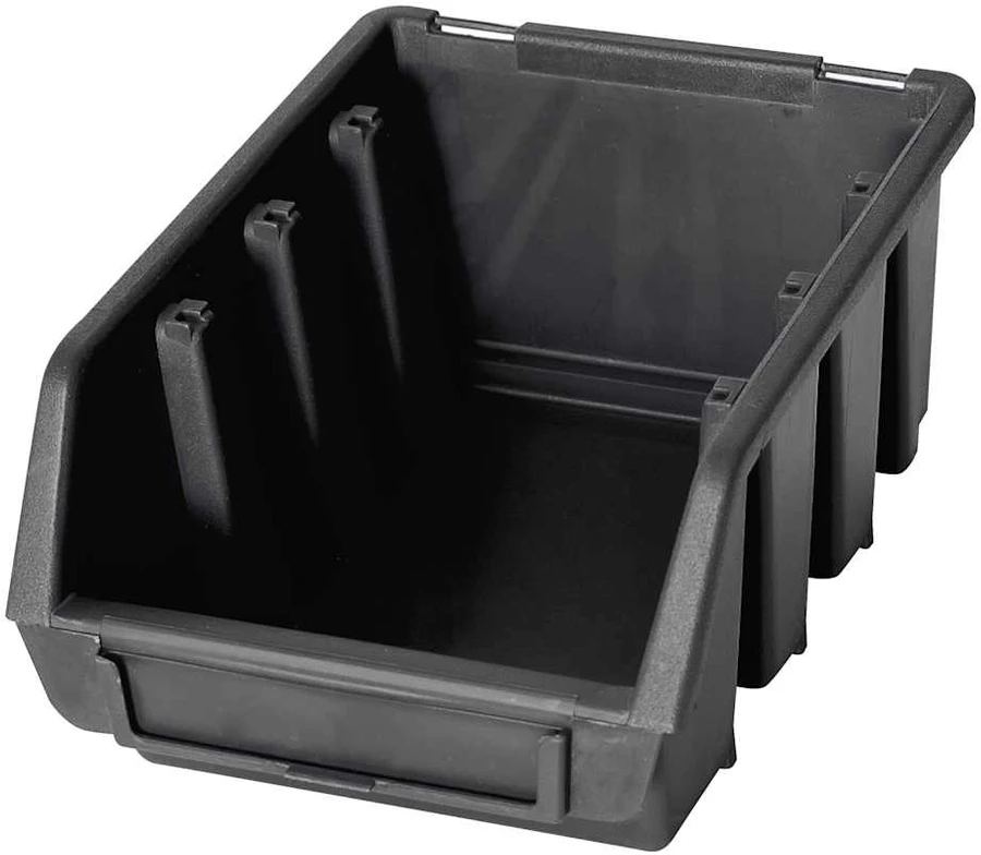 Sandėliavimo dėžių rinkinys, 96 dalių, raudonas ir juodas