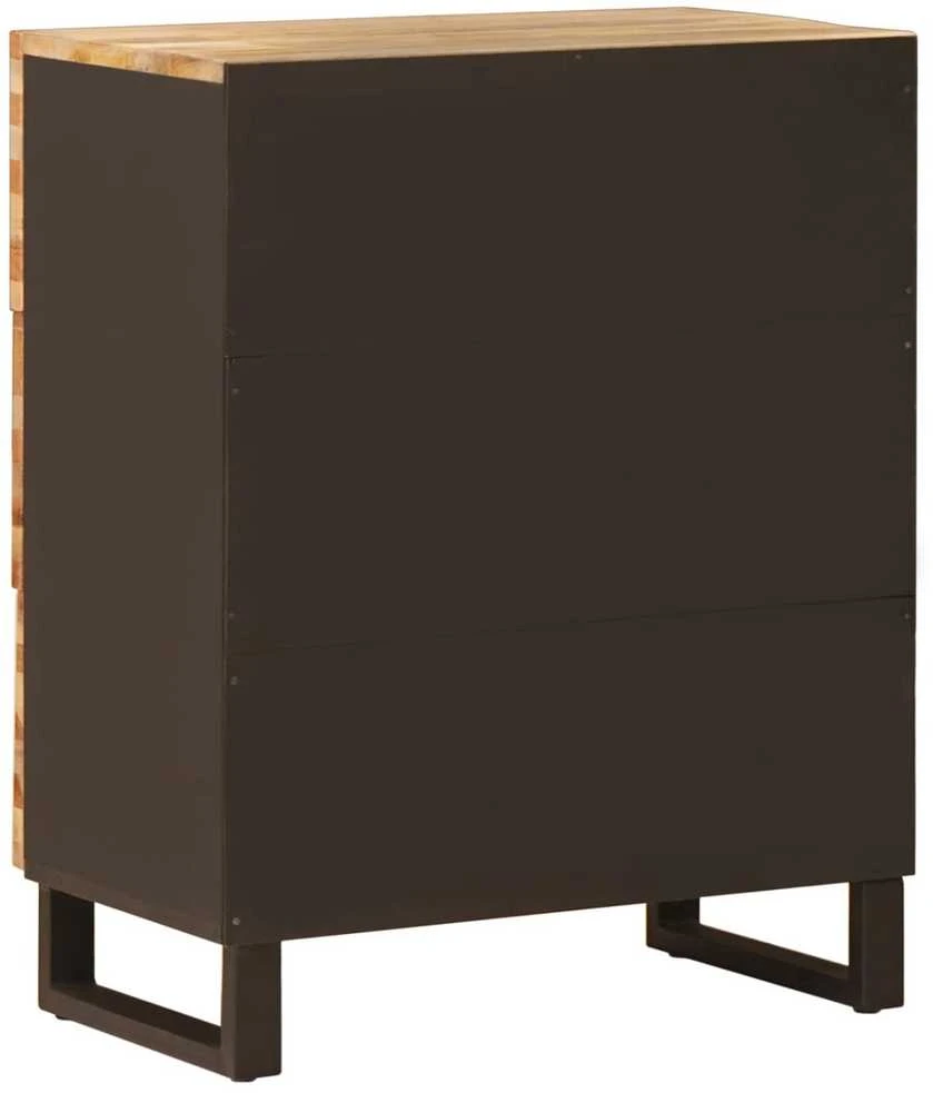 Sandėliavimo komodas 60 x 33 x 75 cm Kietas mango medis Ruda